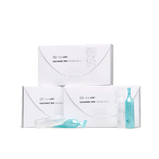 ageLOC Galvanic Spa Facial Gels pour appareil anti-âge - 3 boîtes